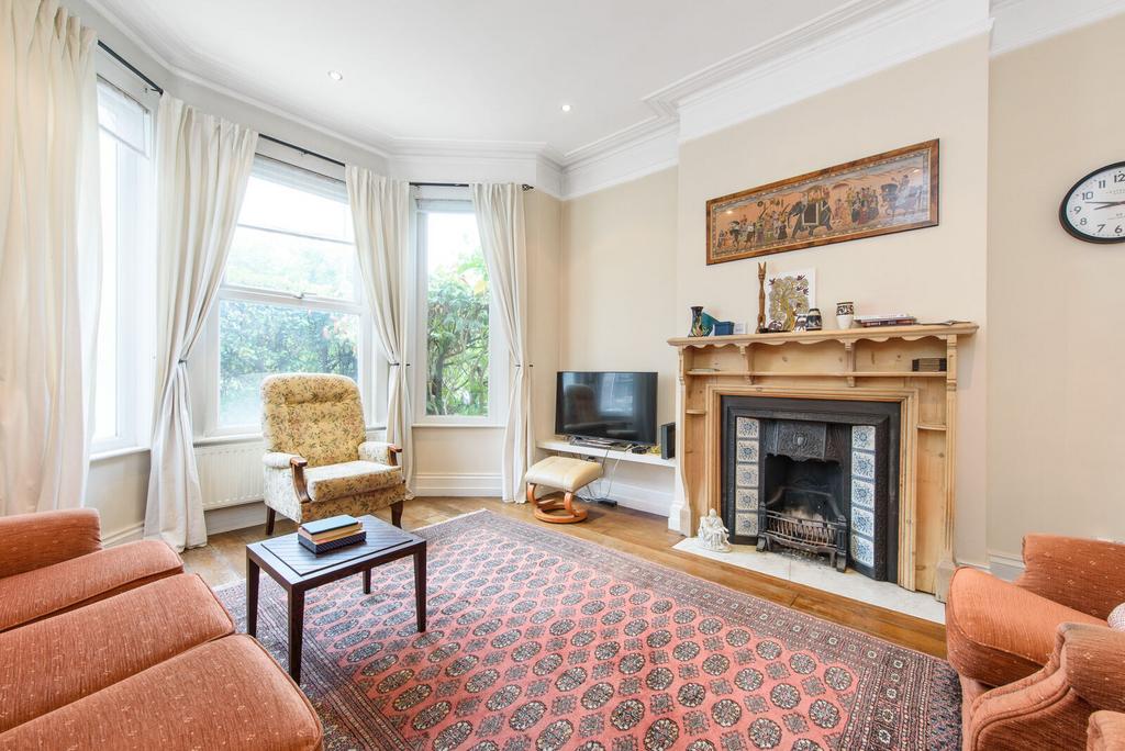 Living room, fireplace