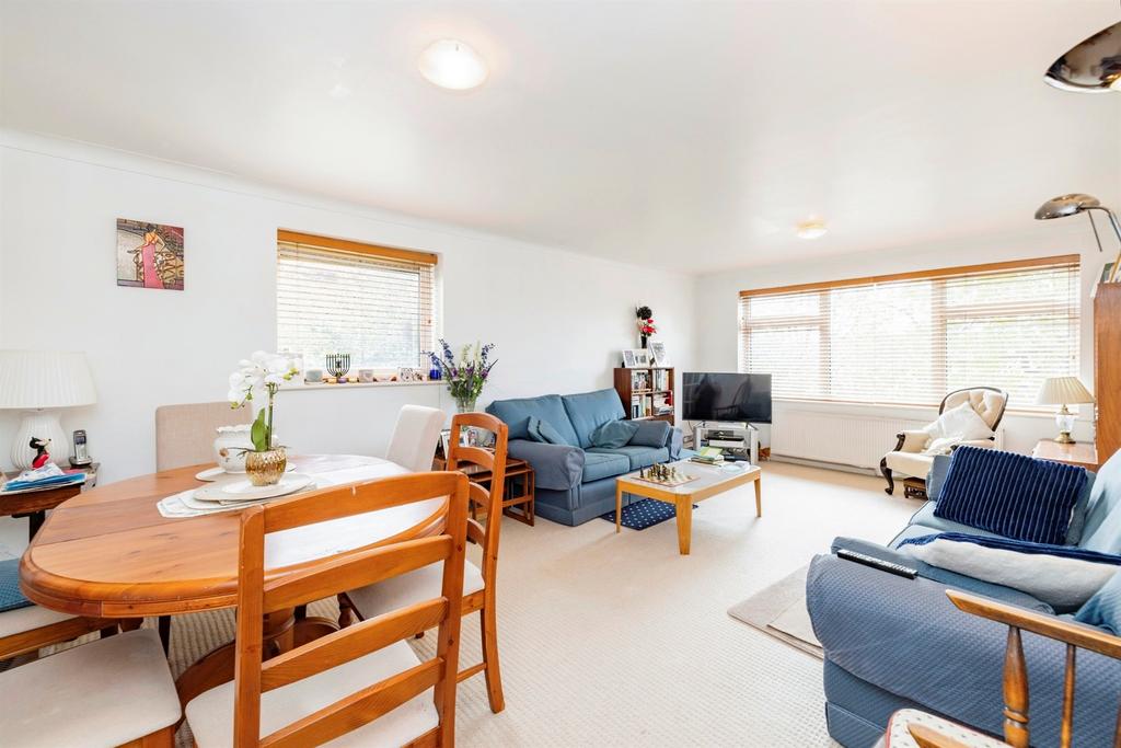 Open-plan living area, open plan living