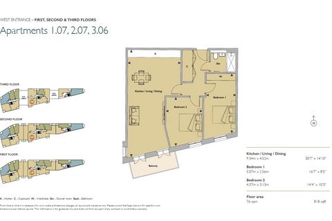 2 bedroom flat for sale, Abbey Wall, Station Road, London