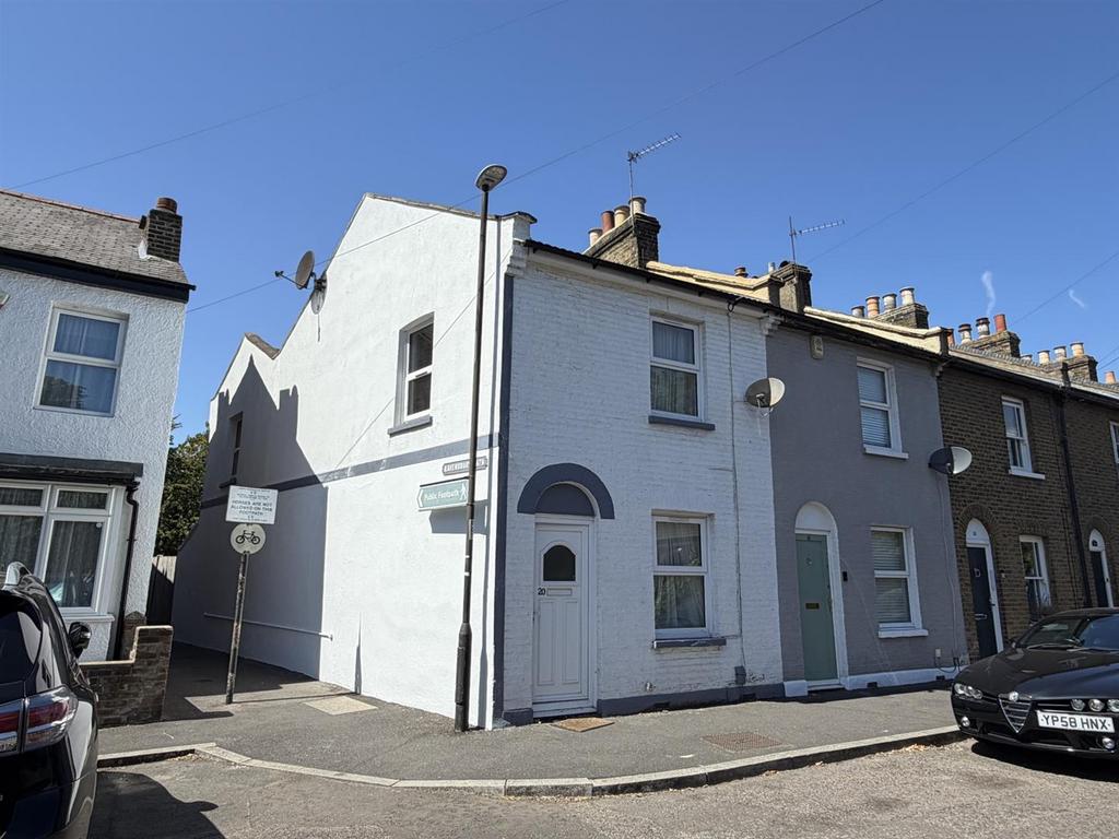 End terrace house exterior