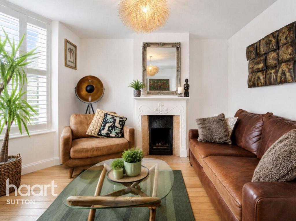 Living room, fireplace