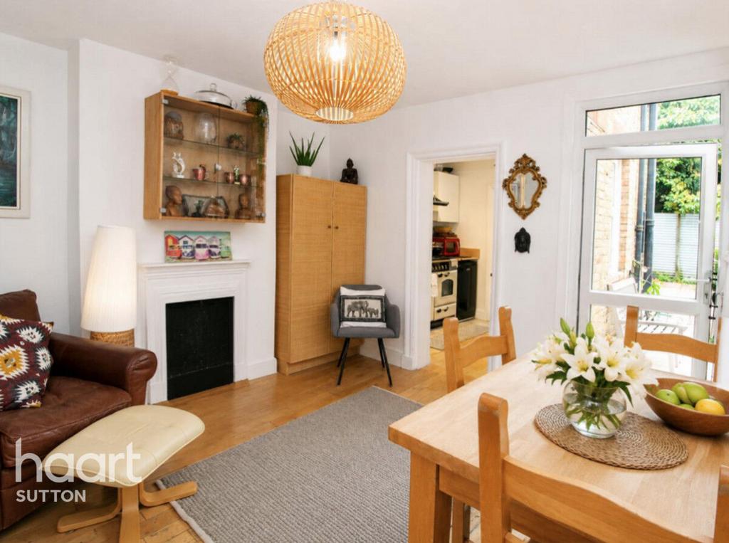 Open-plan living area, open plan living, fireplace