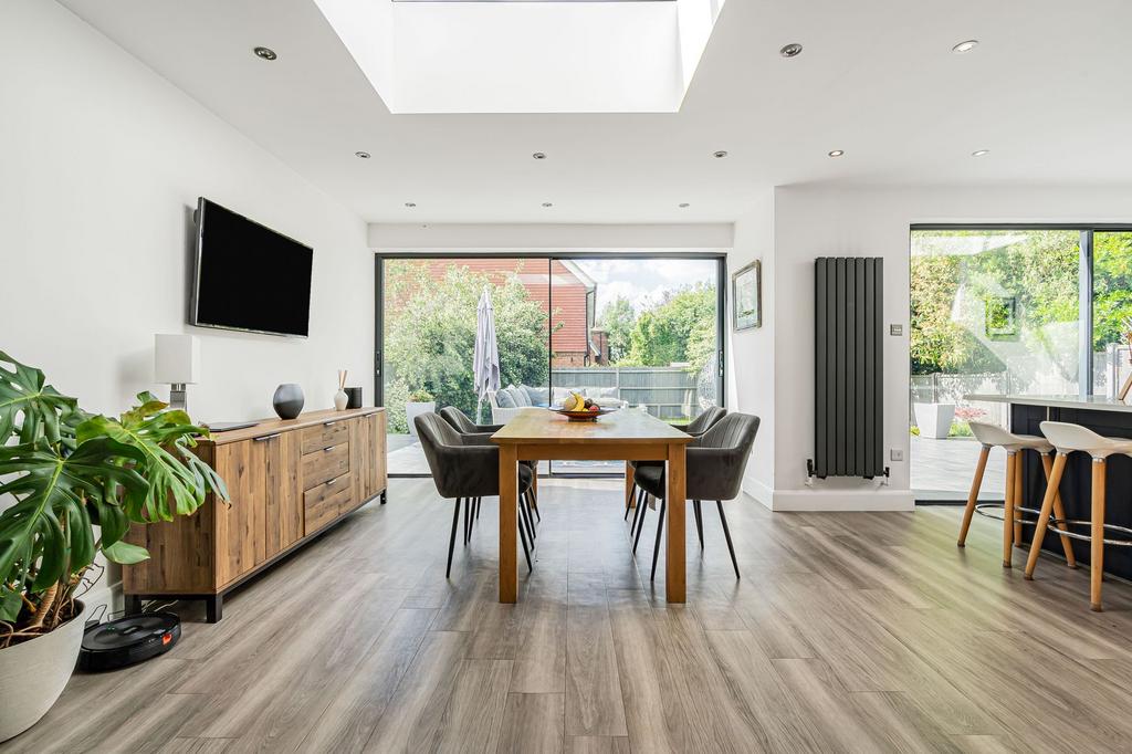 Open-plan living area, open plan living