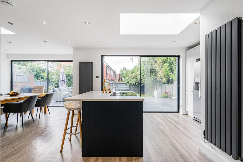 Open-plan living area, open plan living