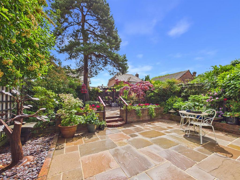 Patio view, garden