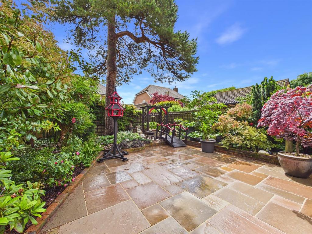 Patio view, garden