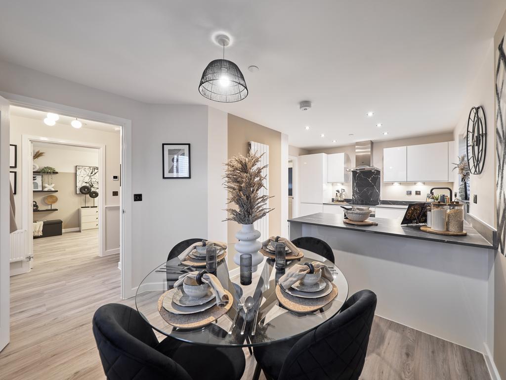 Open-plan living area