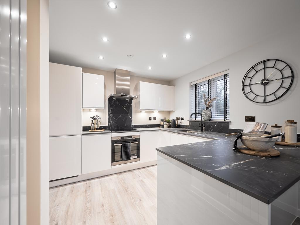 Kitchen, open plan living