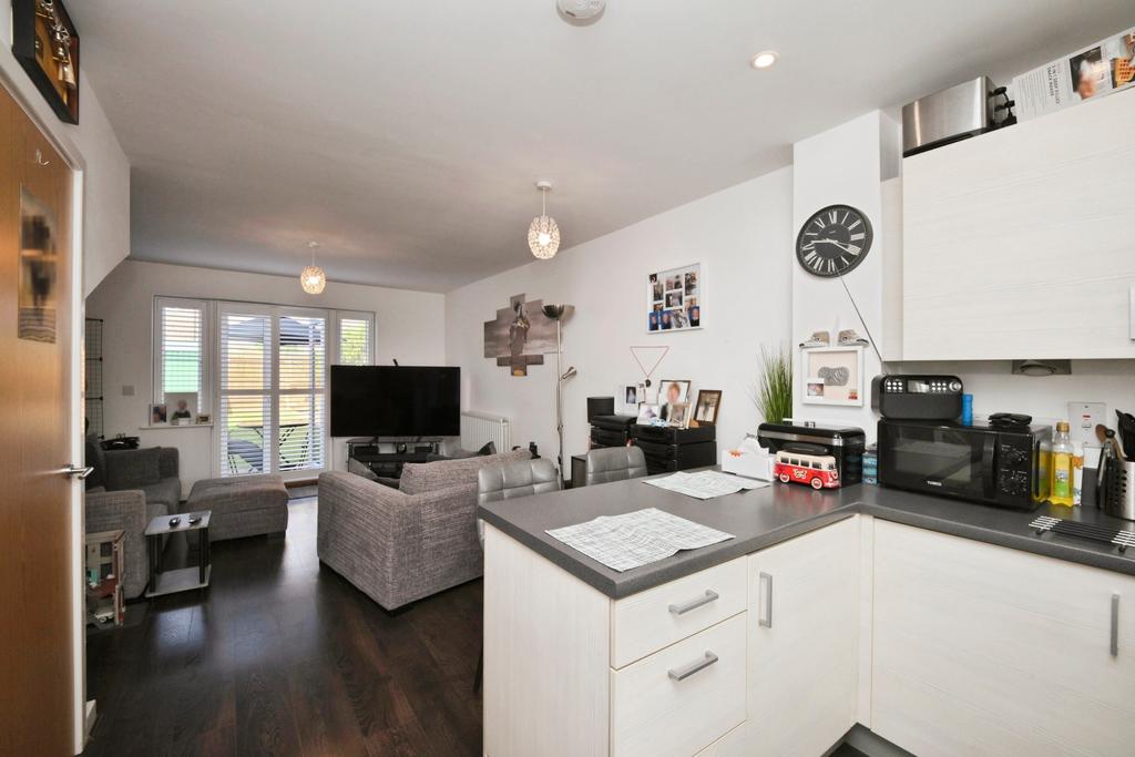 Open-plan living area, open plan living