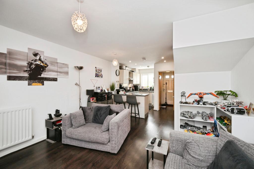 Open-plan living area, open plan living