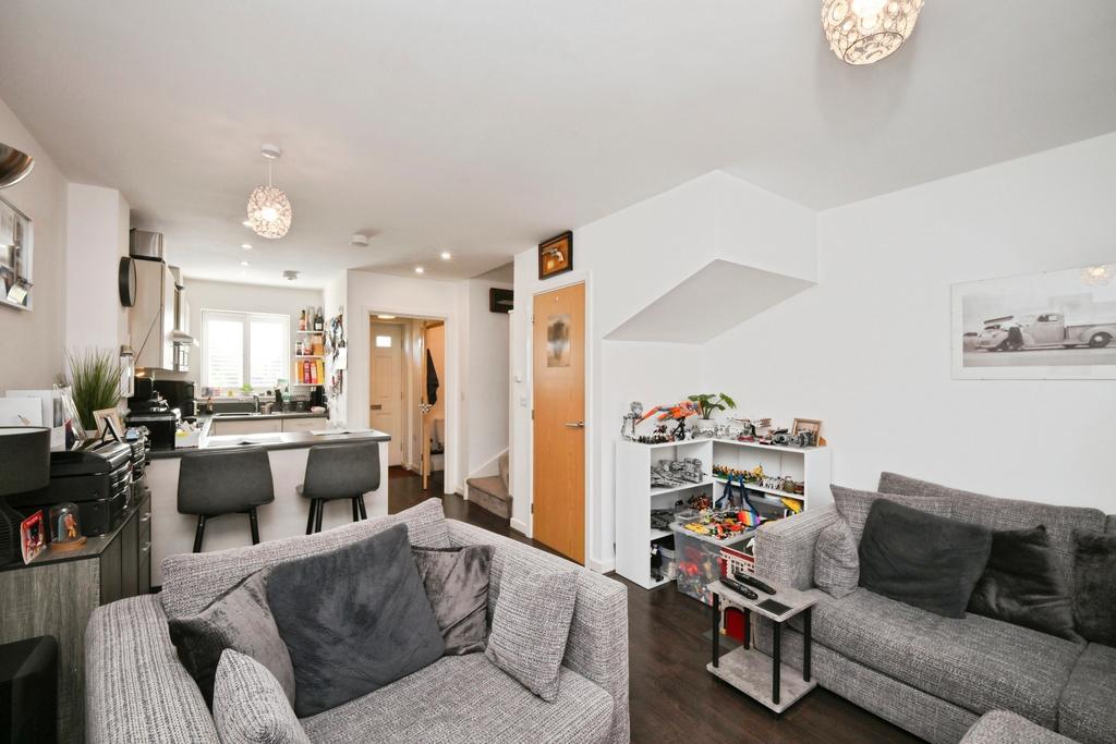 Open-plan living area, open plan living