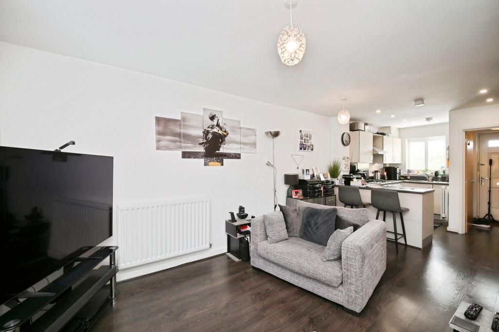 Open-plan living area, open plan living