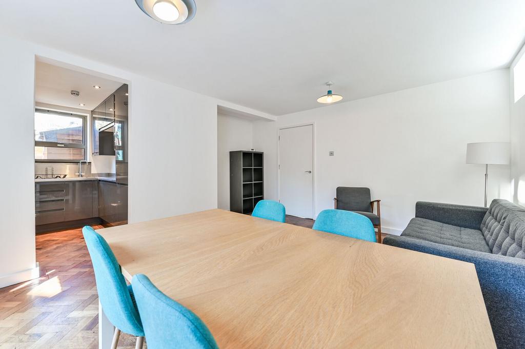 Open-plan living area, open plan living