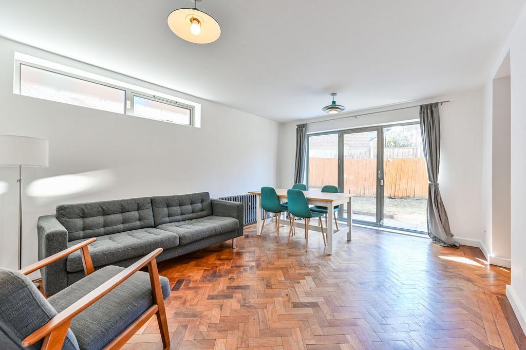Open-plan living area, open plan living