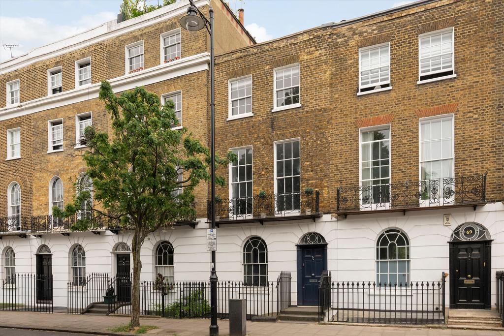 Terraced house exterior