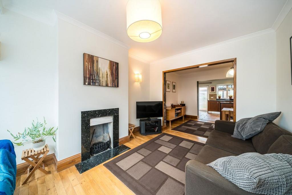 Living room, fireplace