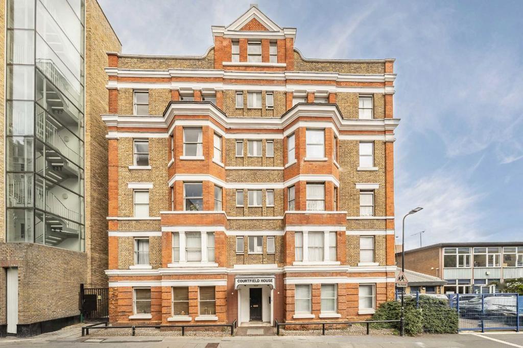 Apartment building facade, block of apartments