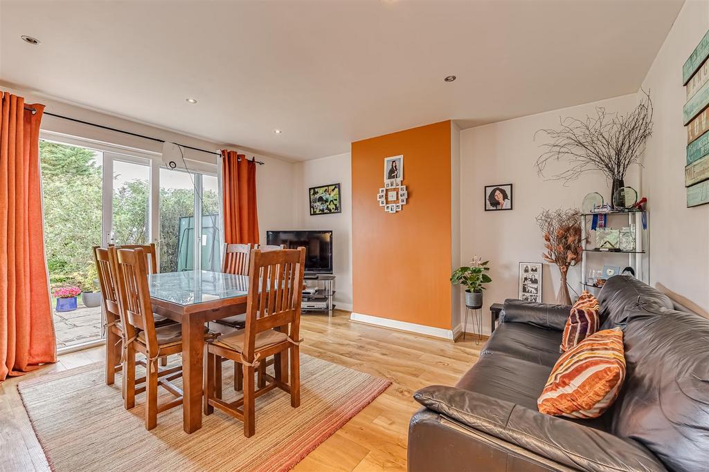 Open-plan living area, open plan living