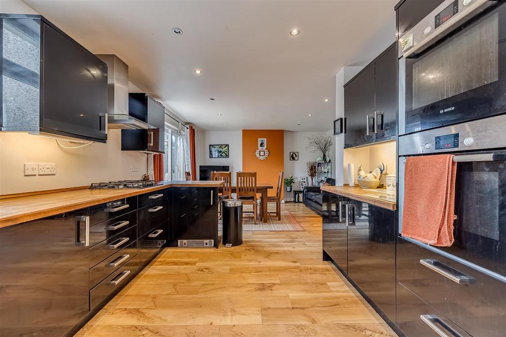 Open-plan living area, open plan living