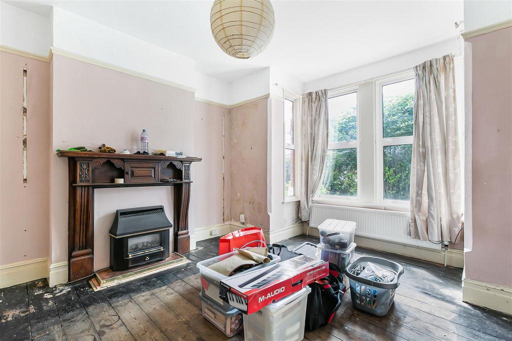 Living room, fireplace