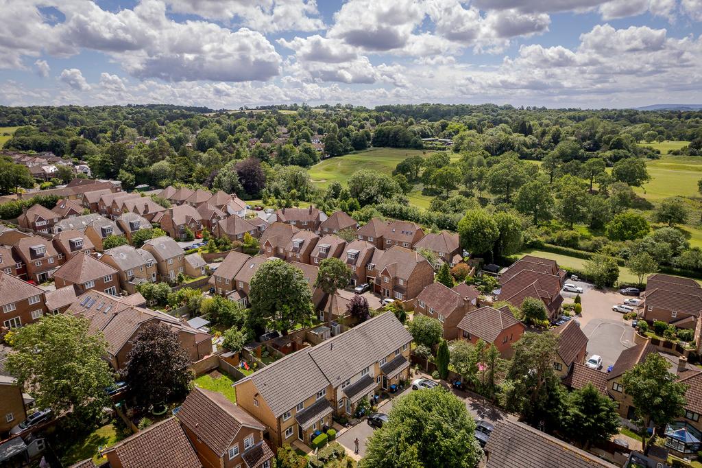 Aerial view, land