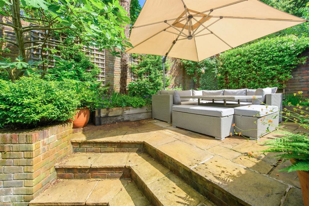 Patio view, garden