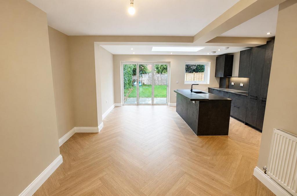 Kitchen, open plan living