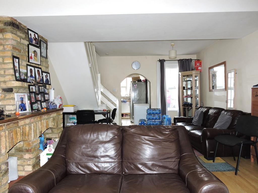 Living room, fireplace