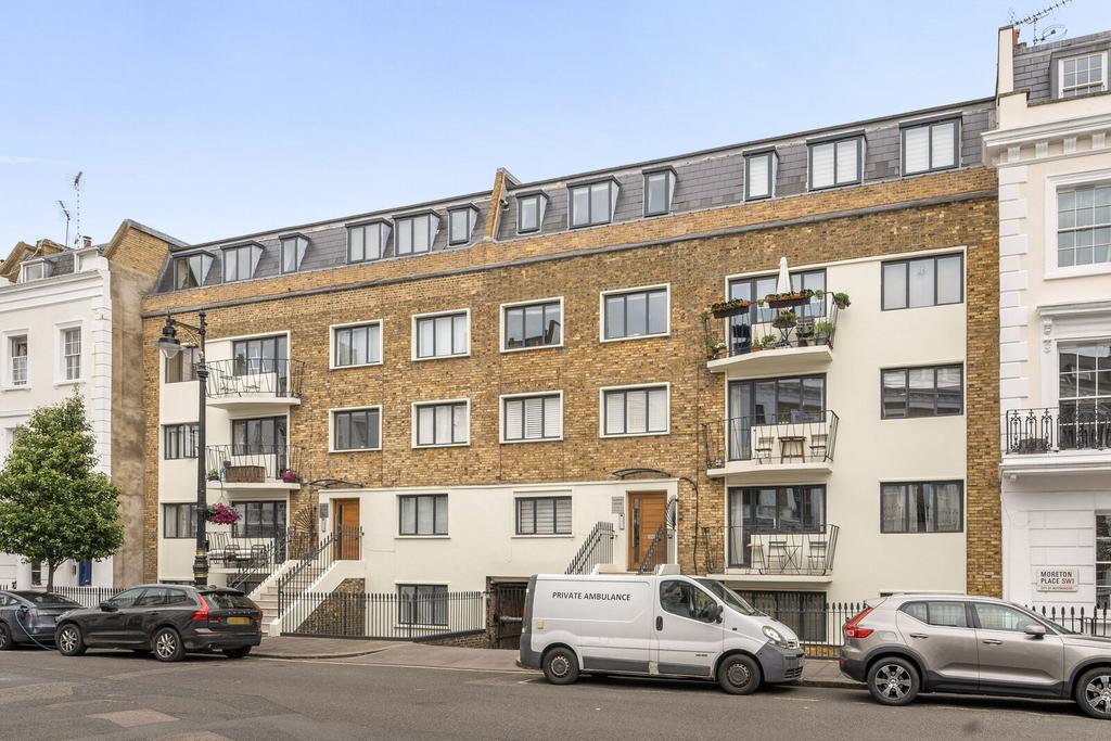 Apartment building facade, block of apartments