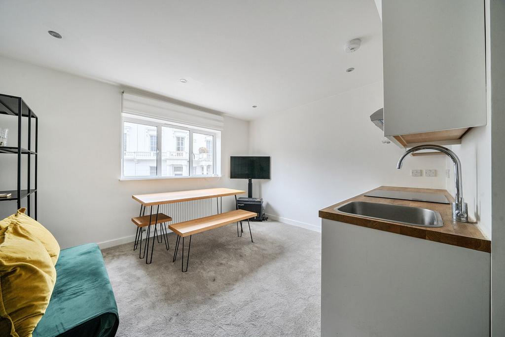 Open-plan living area, open plan living