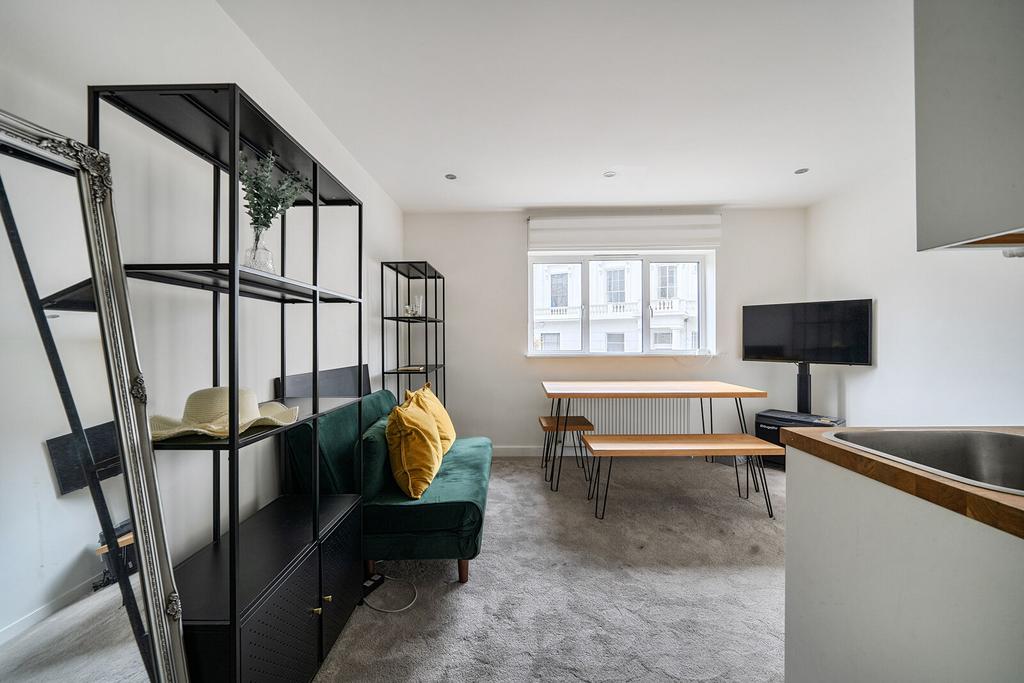 Open-plan living area, open plan living