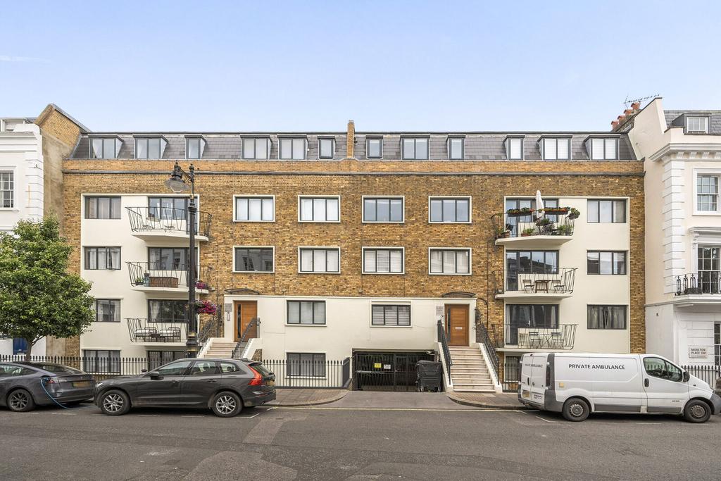 Apartment building facade, block of apartments