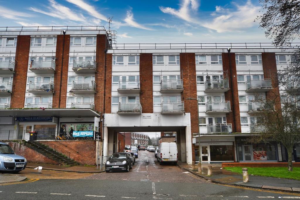 Apartment building facade, block of apartments