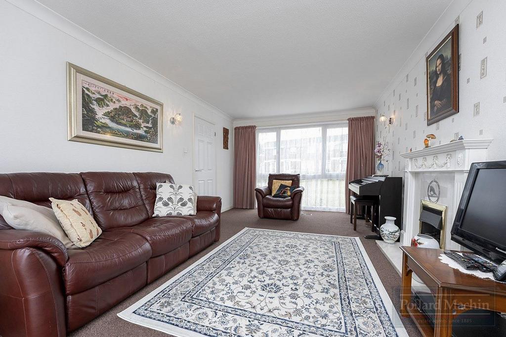 Living room, fireplace
