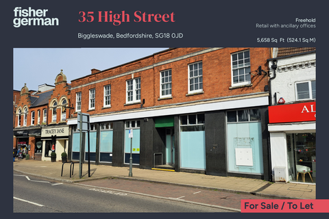 Retail property (high street) to rent, 35 High St Biggleswade SG18 0JE