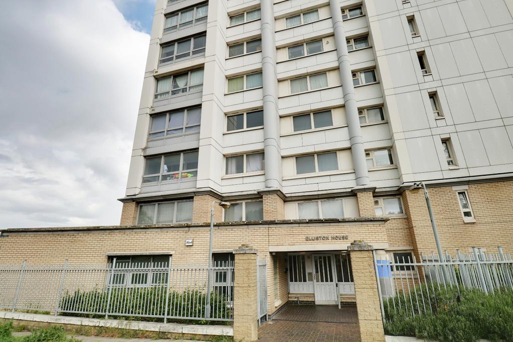 Apartment building facade, block of apartments