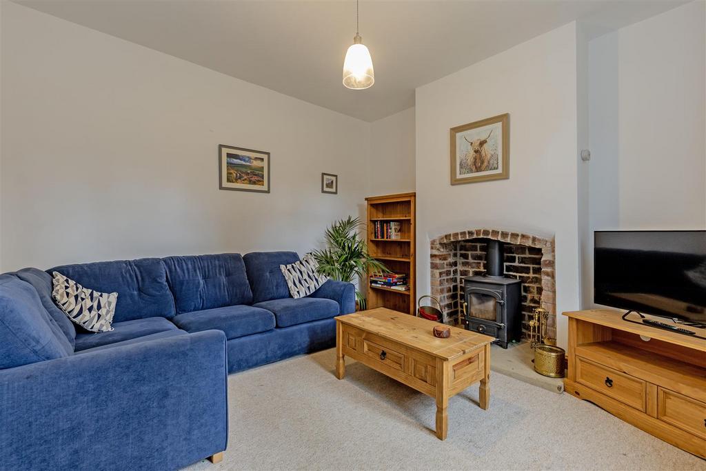Living room, fireplace