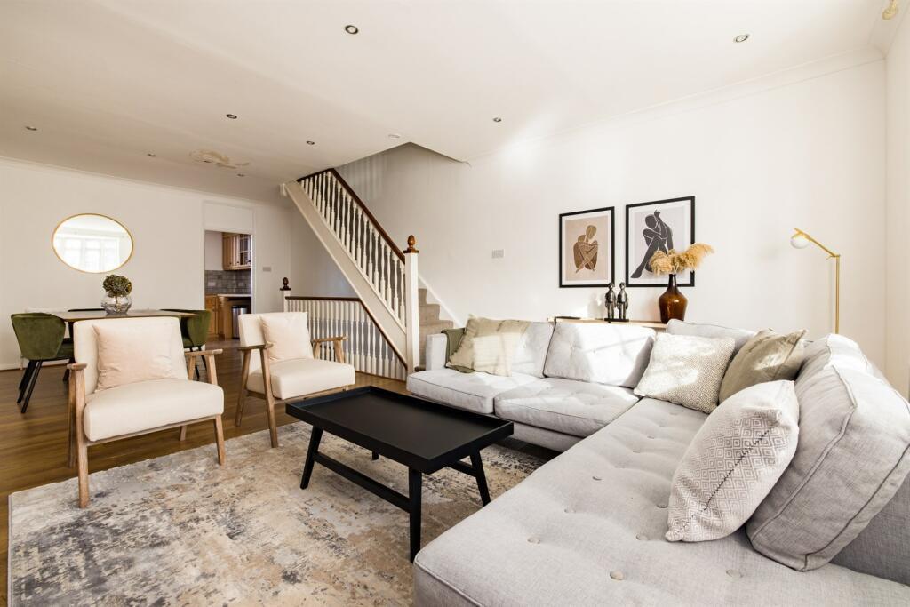 Open-plan living area, open plan living