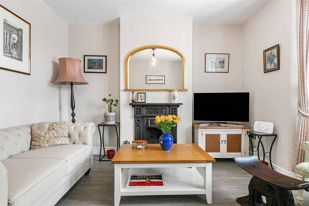 Living room, fireplace
