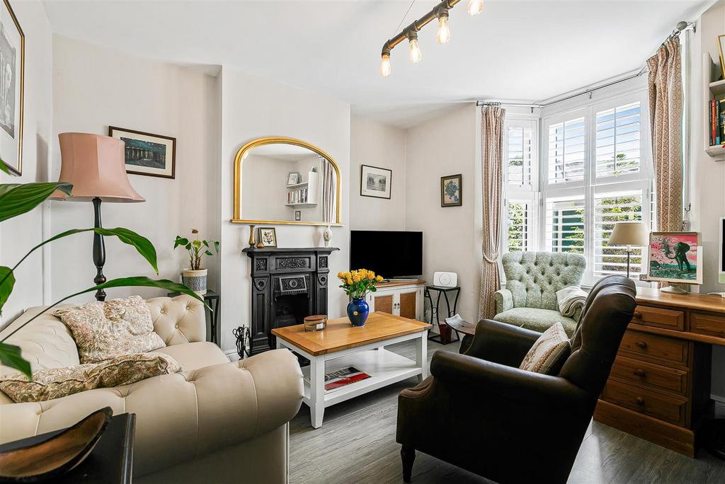 Living room, fireplace
