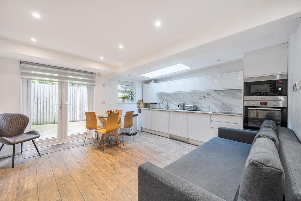 Open-plan living area, open plan living