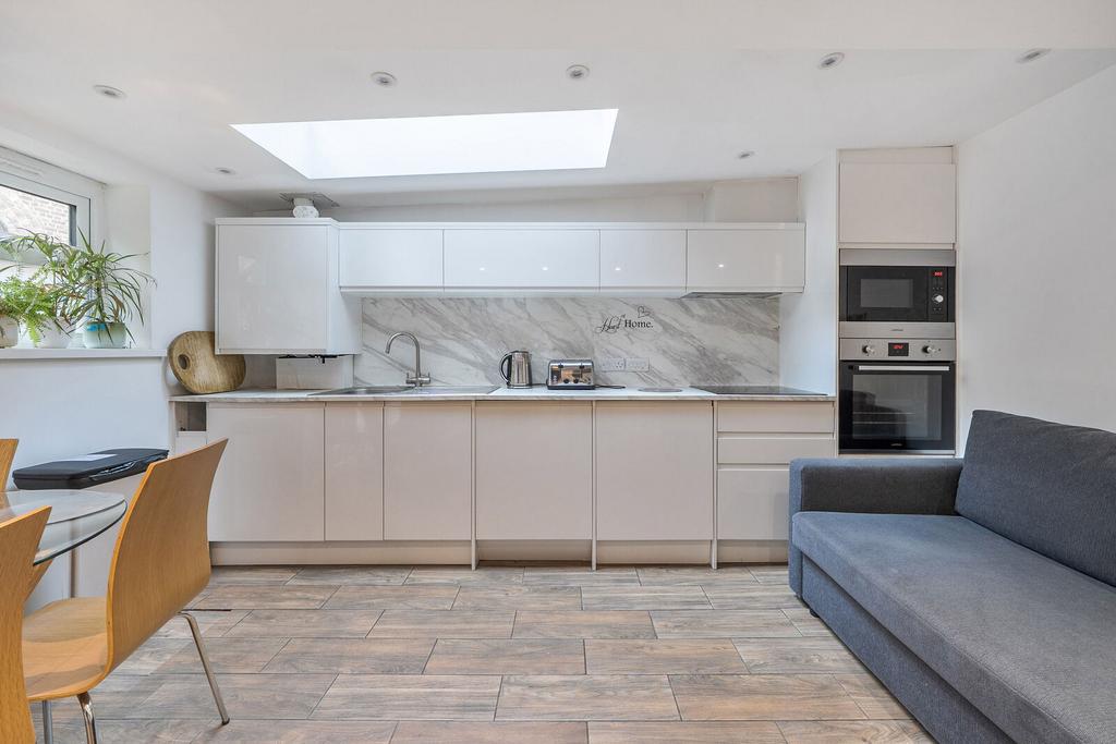 Open-plan living area, open plan living