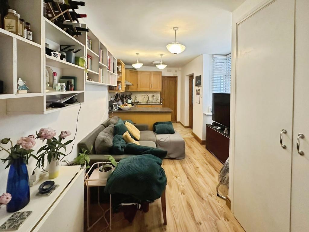 Open-plan living area, open plan living