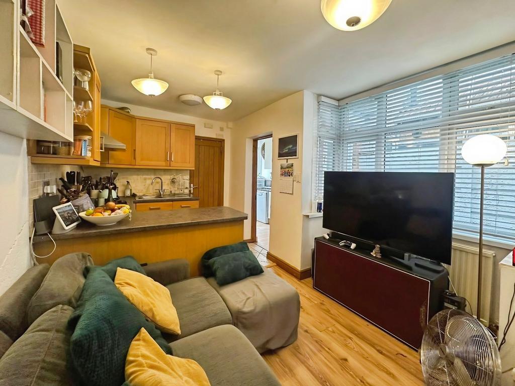 Open-plan living area, open plan living