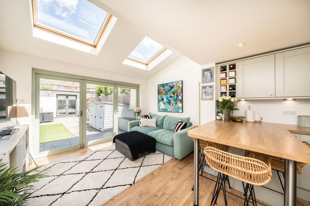 Open-plan living area, open plan living
