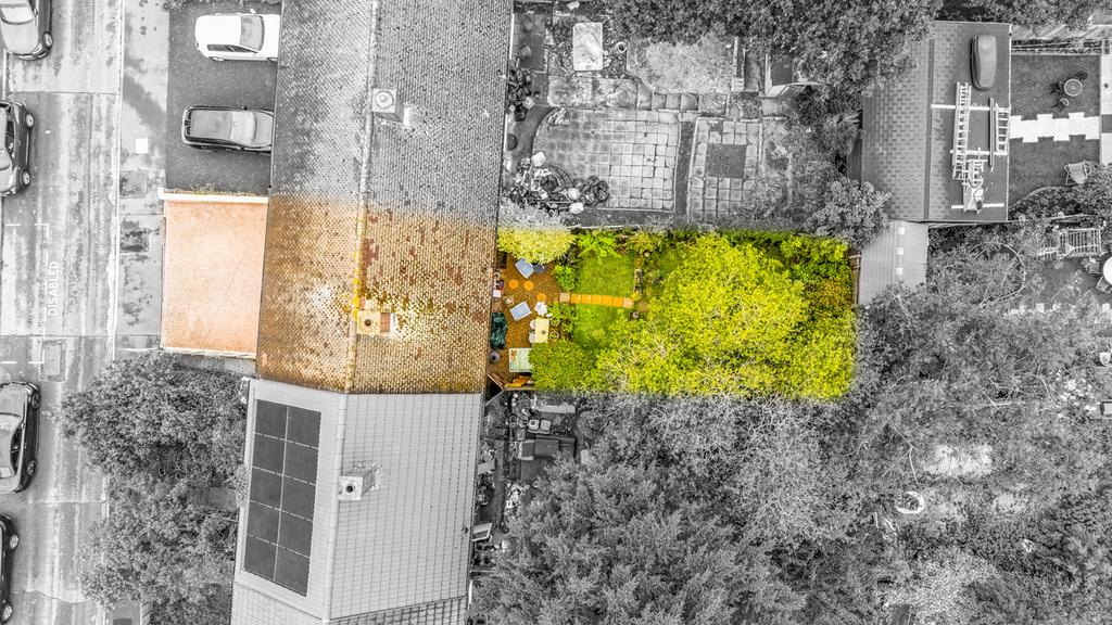 Aerial view, land