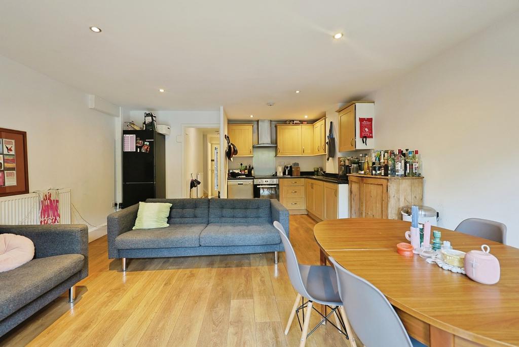 Open-plan living area, open plan living