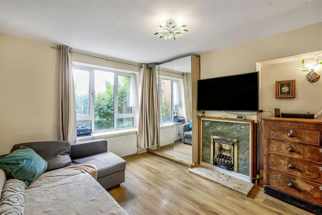 Living room, fireplace