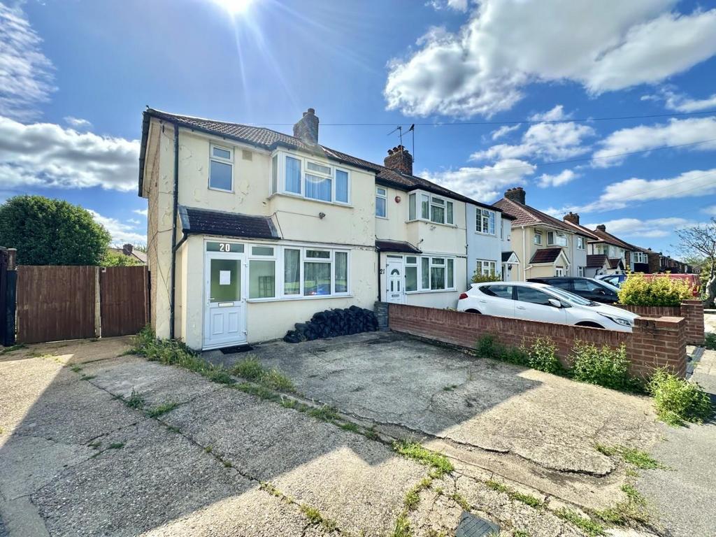 Semi-detached house exterior