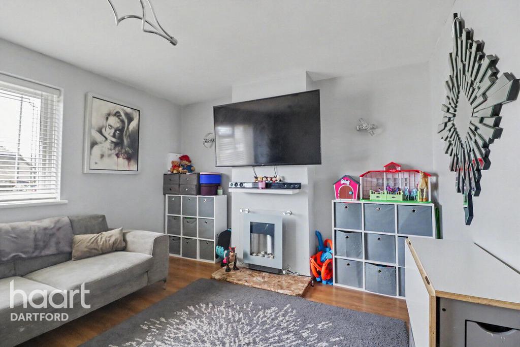 Living room, fireplace